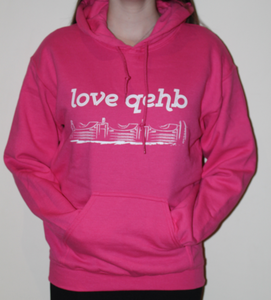 Double Extra Large Pink LoveQEHB Hoodie